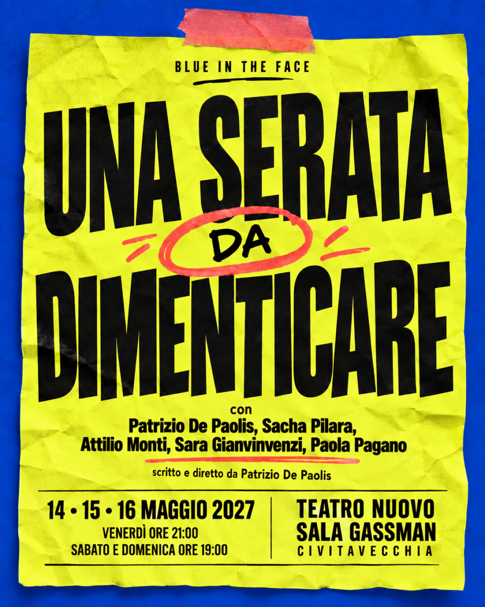 Locandina Una serata da dimenticare