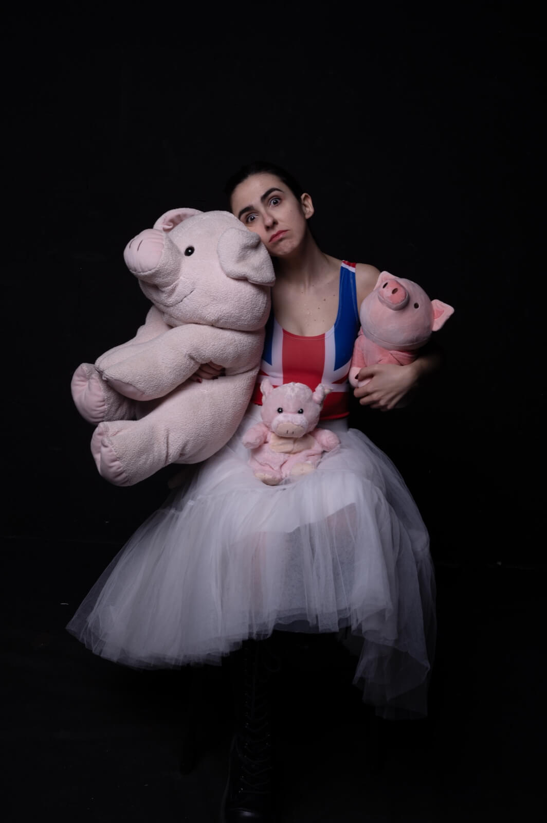 Maiali Rosa Volanti