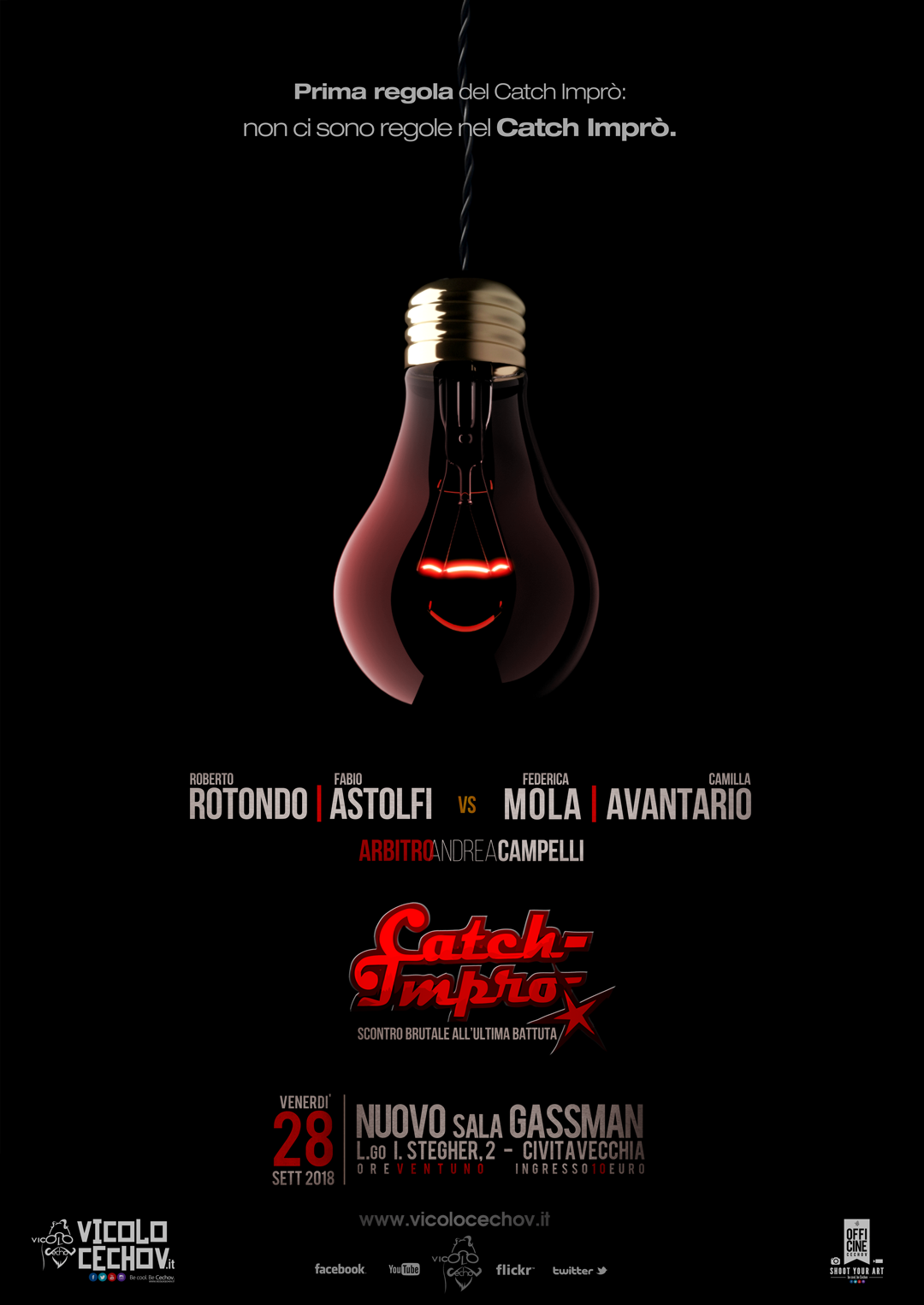 Locandina Catch Impro – Scontro brutale all’ultima battuta