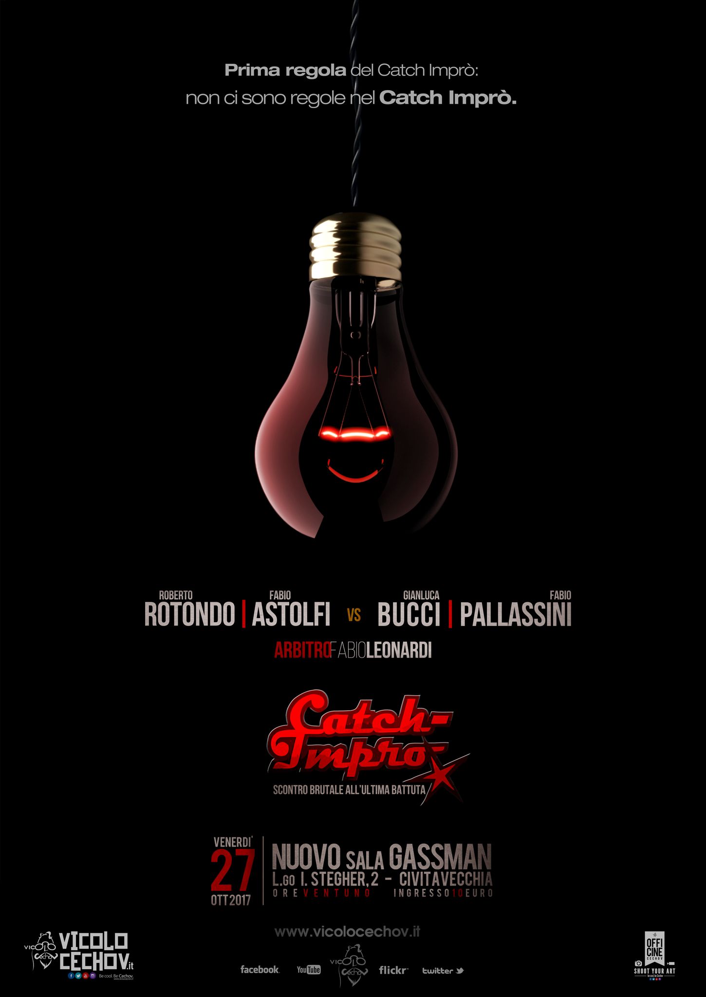 Locandina Catch Impro - Scontro brutale all'ultima battuta