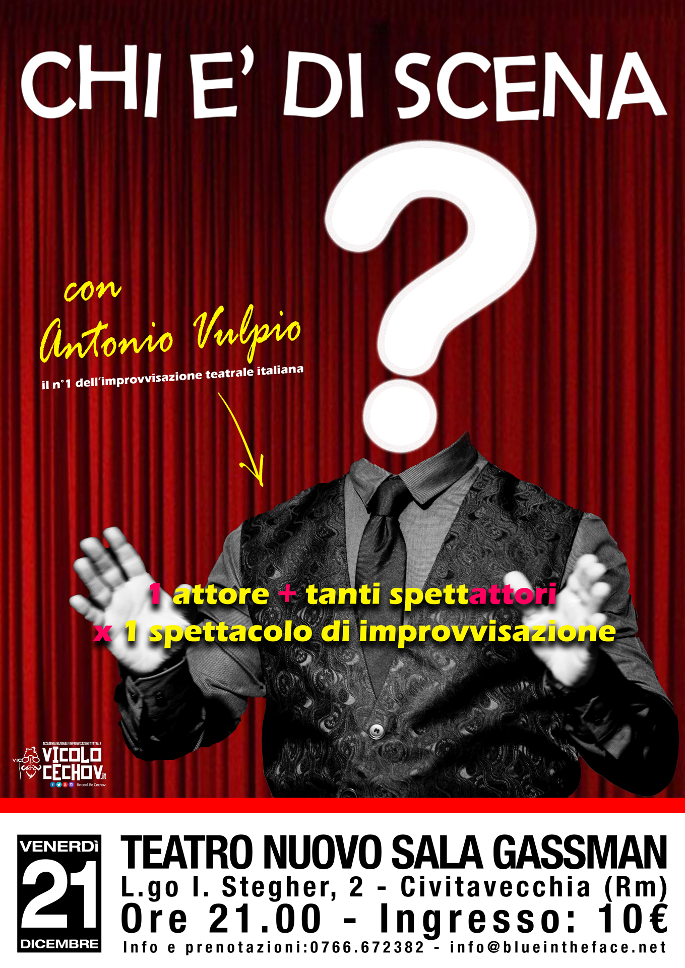 Locandina Chi è di scena