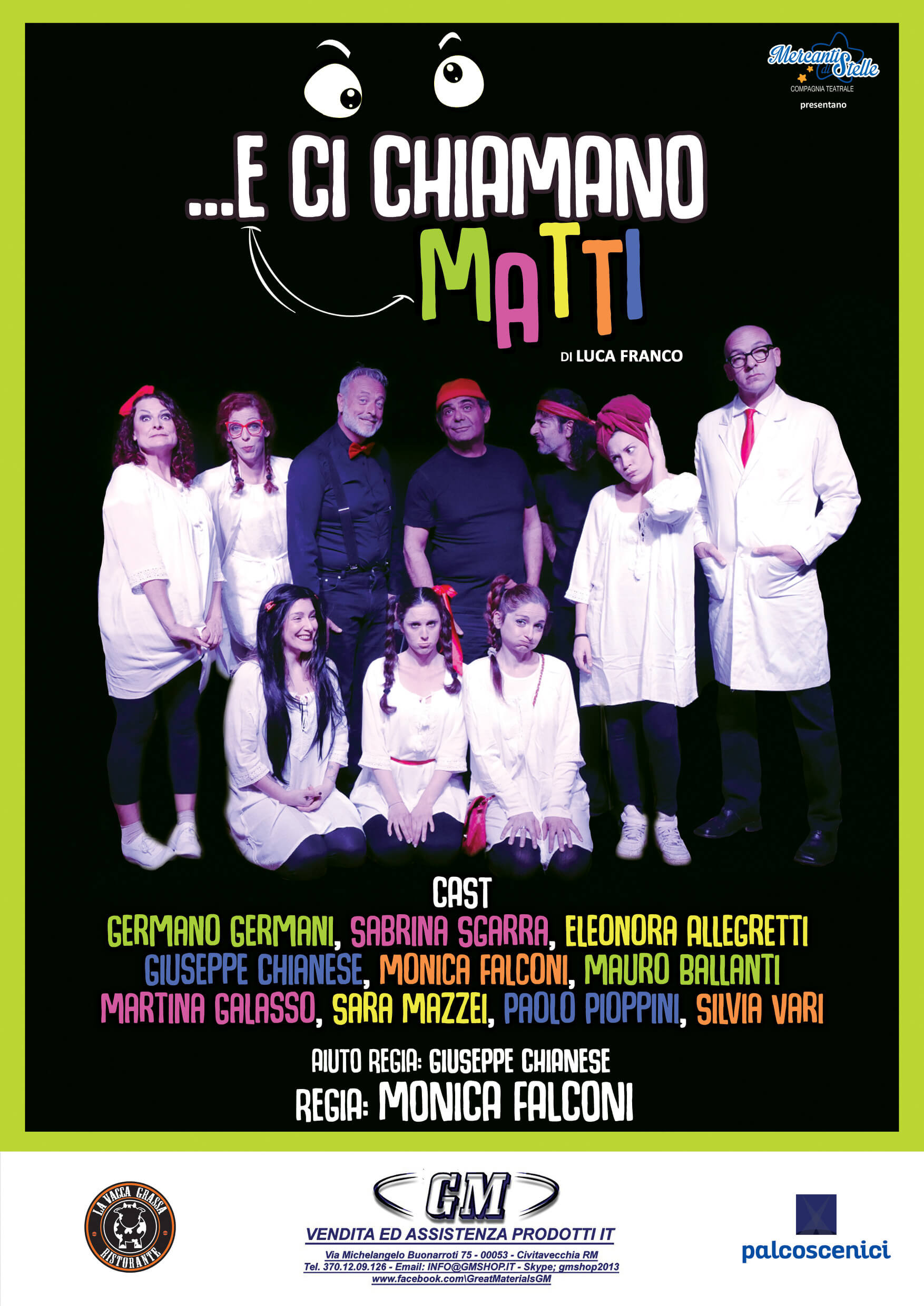 Locandina E ci chiamano matti