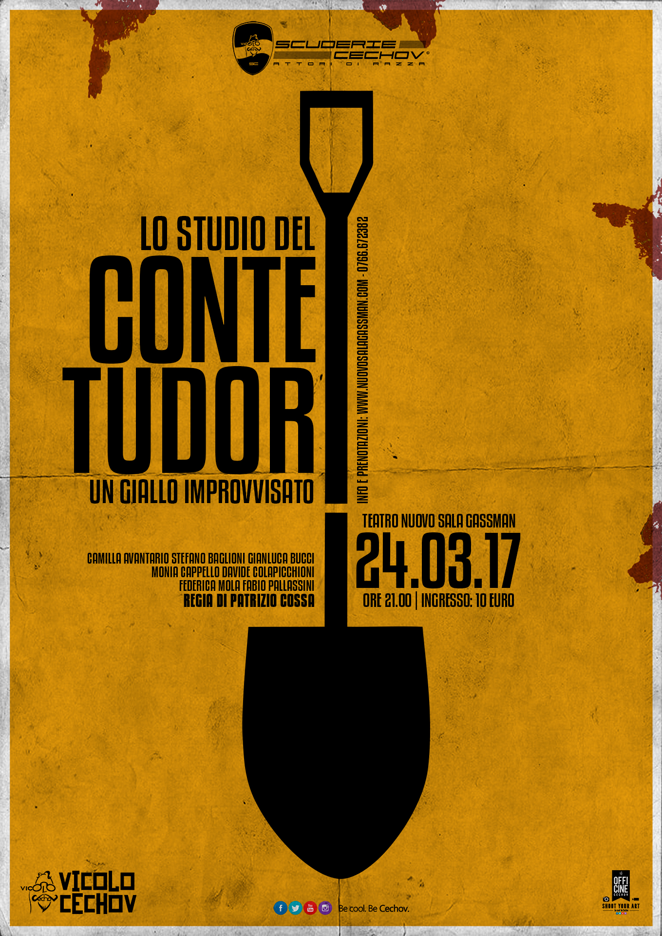 Locandina Lo studio del Conte Tudor - Un giallo improvvisato