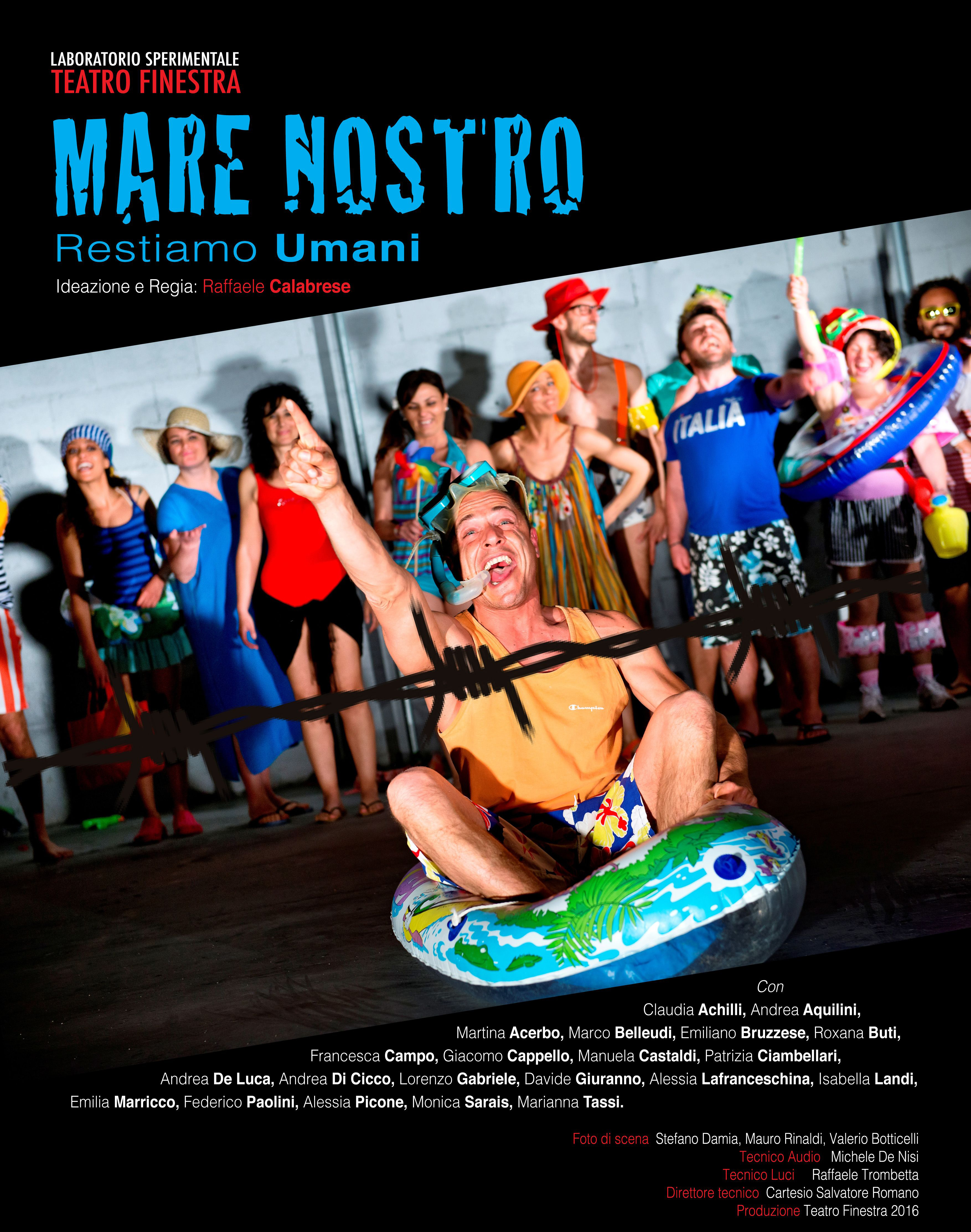 Locandina Mare Nostro - Restiamo Umani