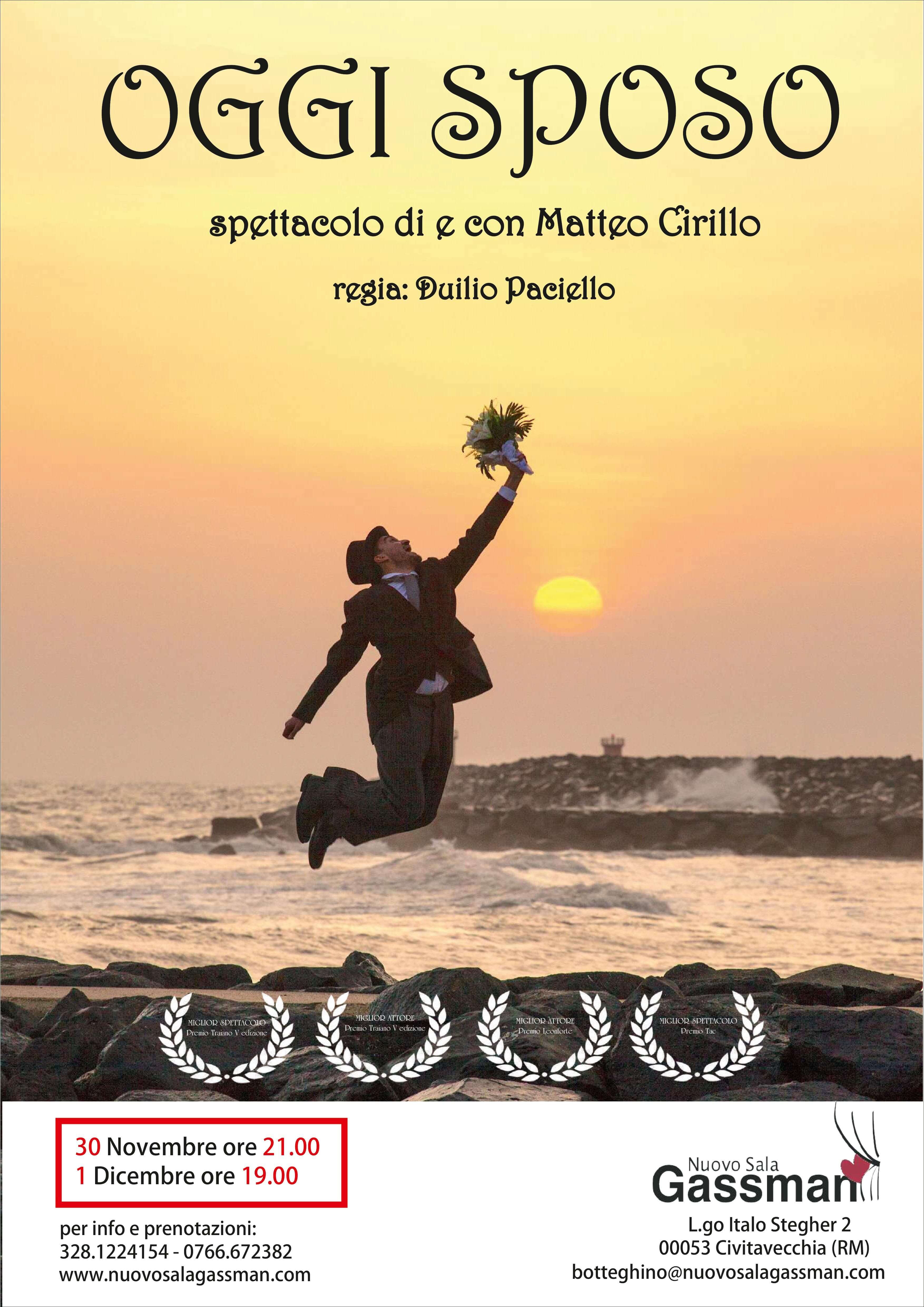 Locandina Oggi Sposo