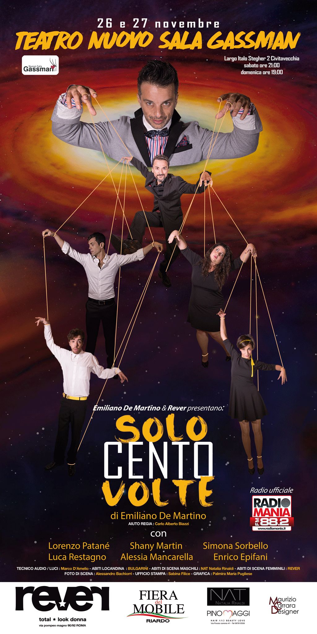 Locandina Solo cento volte