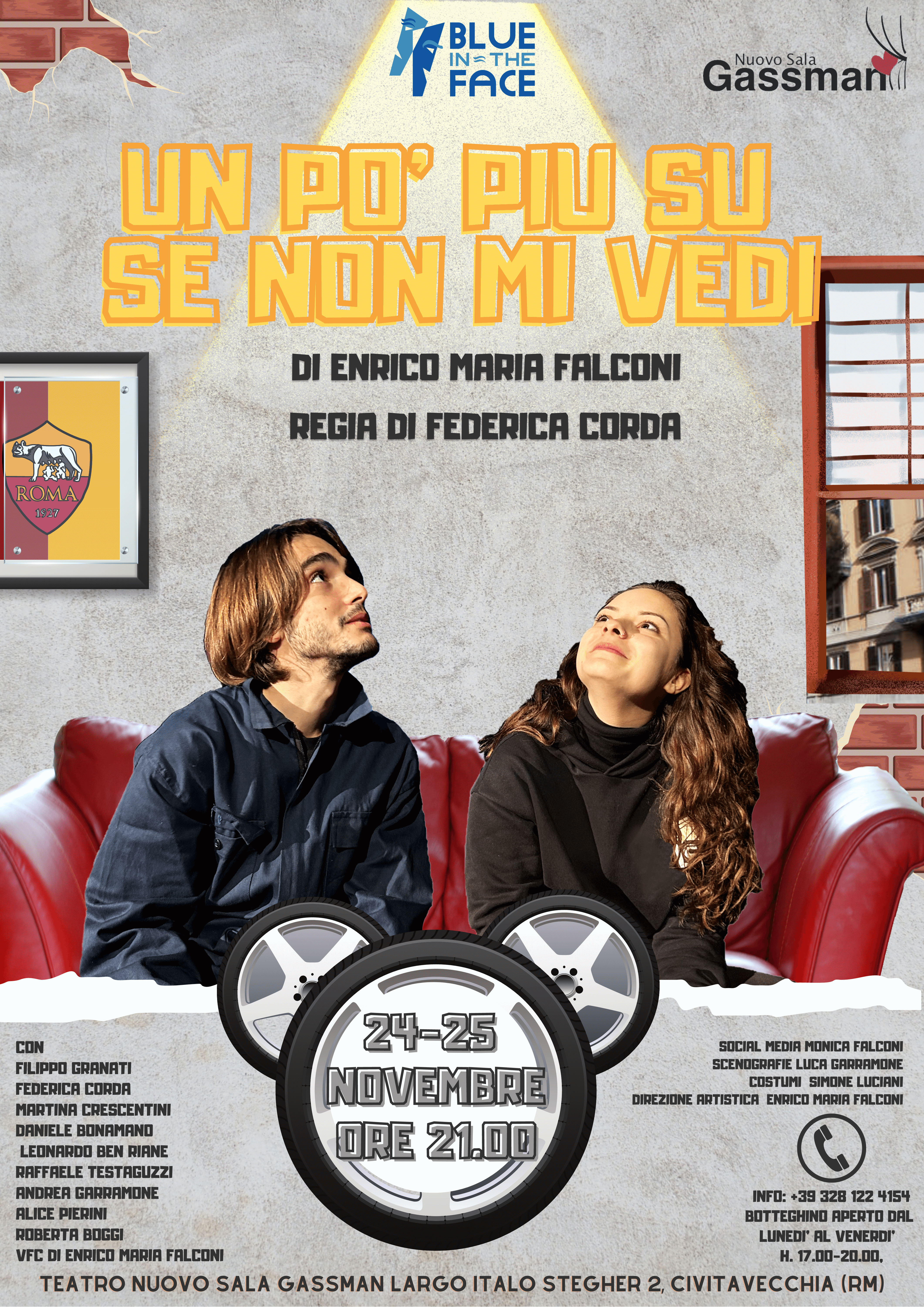 Locandina Un po più su se non mi vedi